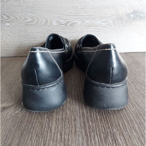 Lower East Side Vintage Black Platform Loafer Size 8 - Picture 5 of 11